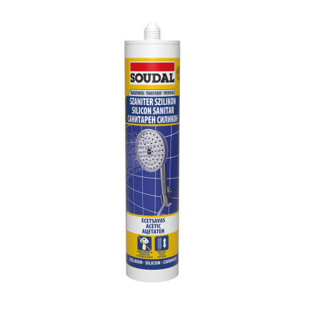 Silicon Sanitar Transparent Soudal 280 Ml / BAX 15 Buc